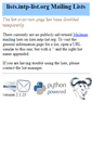 Mobile Screenshot of lists.intp-list.org